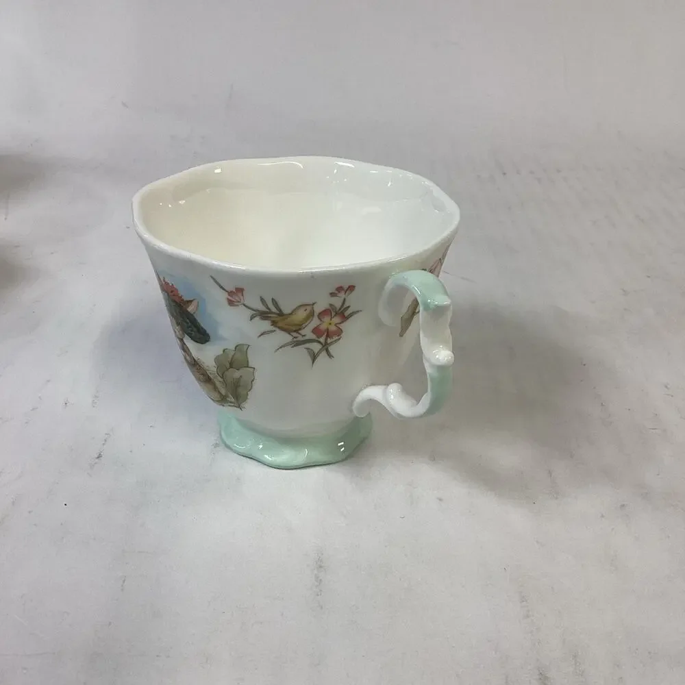 Royal Albert Peter Rabbit Cup Benjamin Bunny Beatrix Potter 1986 F.W.&Co England